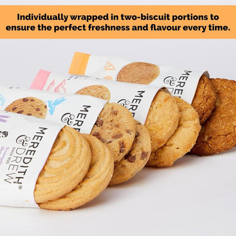 Meredith & Drew Biscuits Mini Twin Packs - 4 Varieties (Pack Of 100)