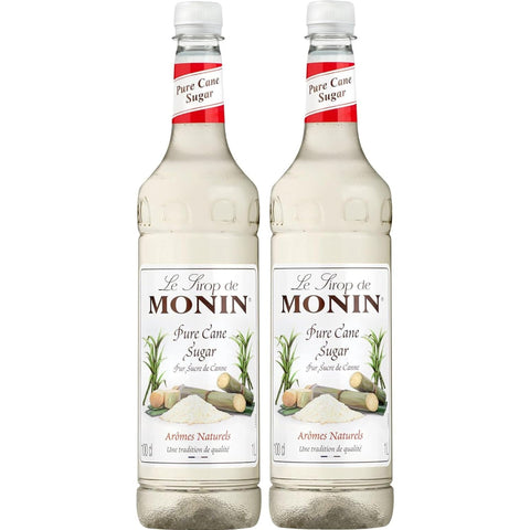 Monin Pure Cane Sugar Syrup 2 x 1ltr