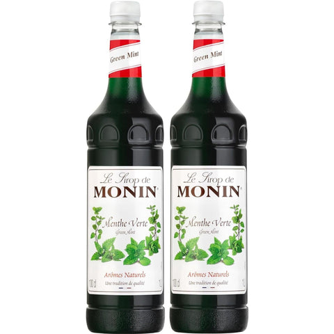 Monin Green Mint Syrup 2 x 1ltr