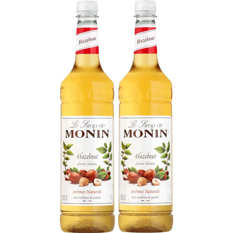 Monin Hazelnut Syrup 2 x 1ltr
