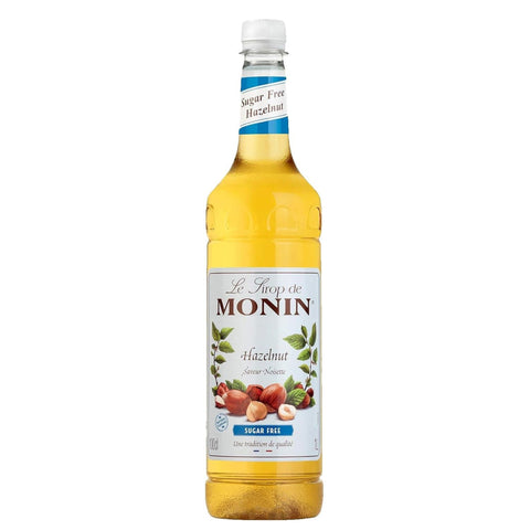 Monin Sugar Free Hazelnut Syrup 1 x 1ltr