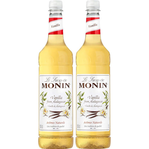 Monin Vanilla Syrup 2 x 1ltr
