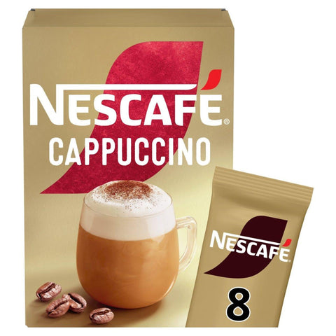 Nescafe Gold Cappuccino Instant Coffee 6 x 8 Sachets