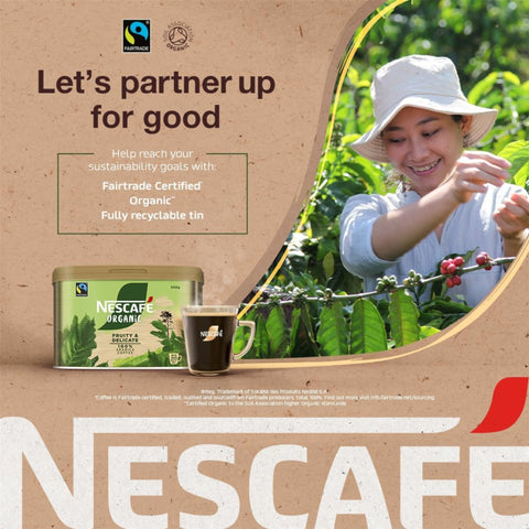 Nescafe Organic Instant Blend Coffee Tin 500g