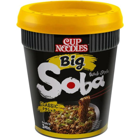 Nissin-Noodles Big Soba Cups Classic 6 x 113g