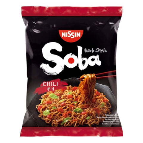 Nissin Soba Chilli Instant Noodles Bag 9 x 111g
