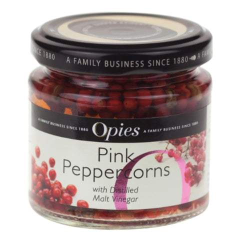 Opies Pink Peppercorns Pickled in Spirit Vinegar 105g