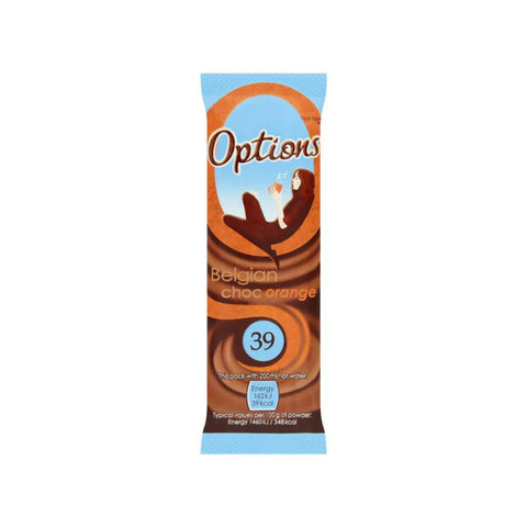 Options Belgian Chocolate Orange Sachet 30 x 11g