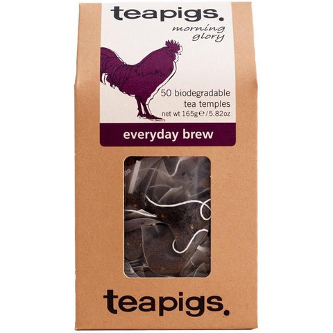 Teapigs Everyday Brew black tea, box of 50 tea temples