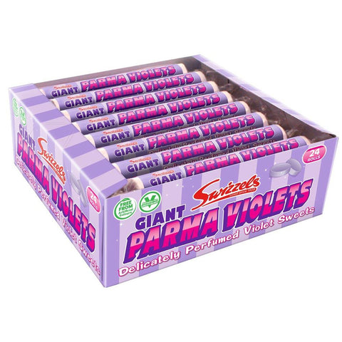 Swizzels Giant Parma Violets 24 x 40g Sweets, packaging photo 2