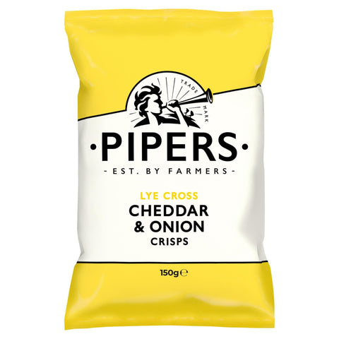 Pipers Christmas Selection Box Gift Bundle | 3 Flavours of Crisps | 1 of Each Flavour | 150g Bags with Pipers Tote Bag