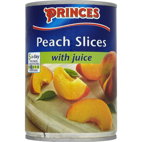 Princes Peach Slices with Juice 12 x 410g