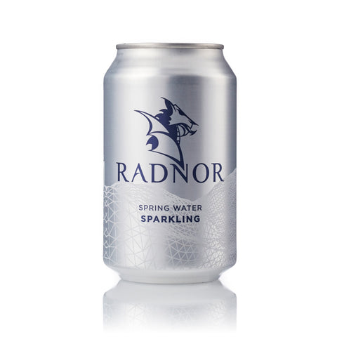 Radnor Hills Sparkling Spring Water Cans 24 x 330ml