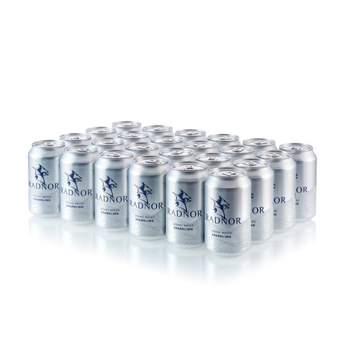 Radnor Hills Sparkling Spring Water Cans 24 x 330ml