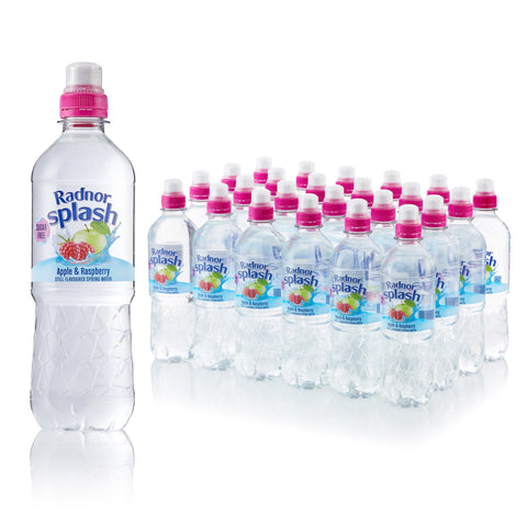 Radnor Splash Apple & Raspberry Flavoured Water 24 x 500ml Bottles