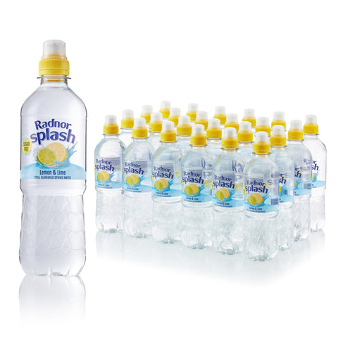 Radnor Splash Lemon & Lime Flavoured Water 24 x 500ml Bottles
