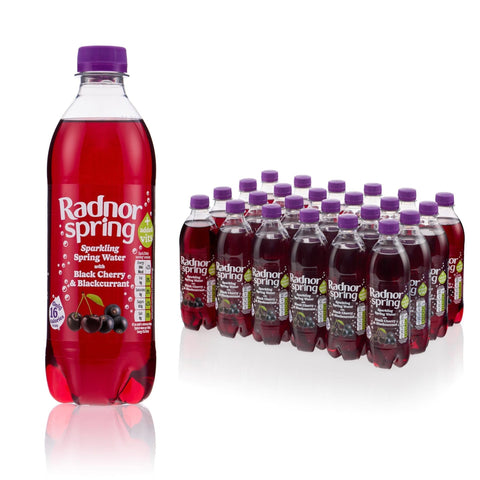 Radnor Spring Black Cherry & Blackcurrant 24 x 500ml Bottles