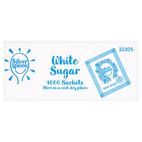 Silver Spoon White Sugar Sachets - 1000 Sachets