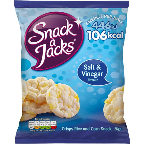 Snack a Jacks Salt & Vinegar 24 x 23g