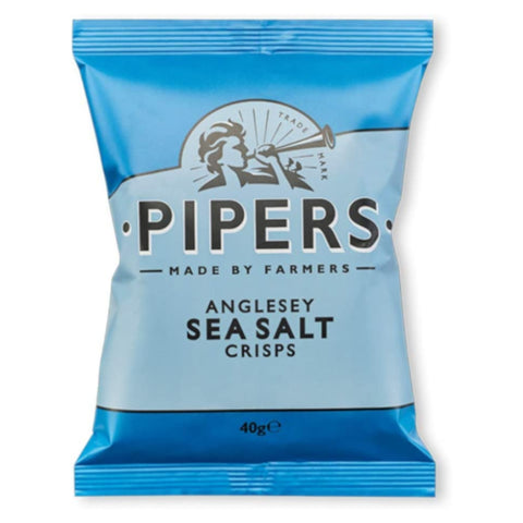 Pipers Gluten Free Anglesey Sea Salt Crisps 40g