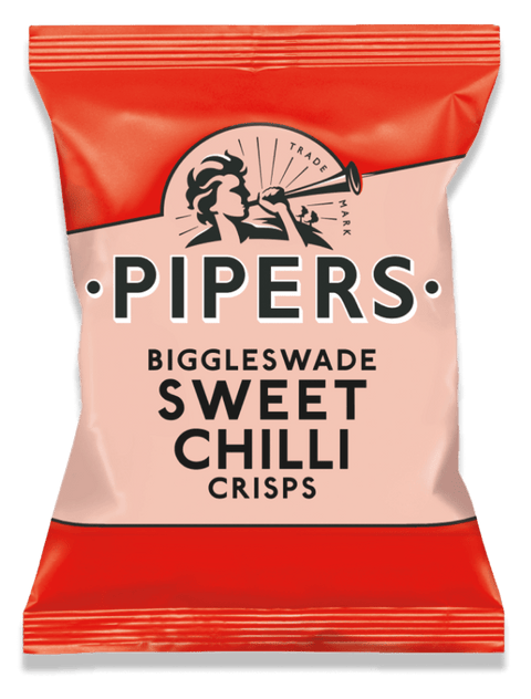 Pipers Christmas Selection Box Gift Bundle | 9 Flavours | 1 of Each Flavour | 40g Bags with Pipers Tote Bag