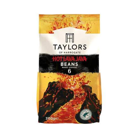 Taylors of Harrogate Hot Lava Java Coffee Beans 6 x 200g