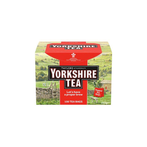 Taylors of Harrogate Yorkshire Tea Wrapped & Tagged Tea Bags - Box of 100