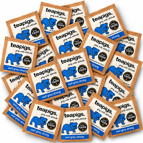 Teapigs Earl Grey Strong Tea 50 Envelopes, packaging photo 1