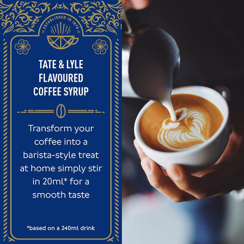 Tate & Lyle - Custom Case Pure Cane Sugar Syrups - Choose your Own - With Pumps Options - Fairtrade, Vegan and Vegetarian Friendly - Cold Drinks and Hot Drinks - 750ml x 4