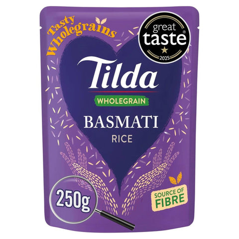 Tilda Steamed Brown Basmati Rice 250g