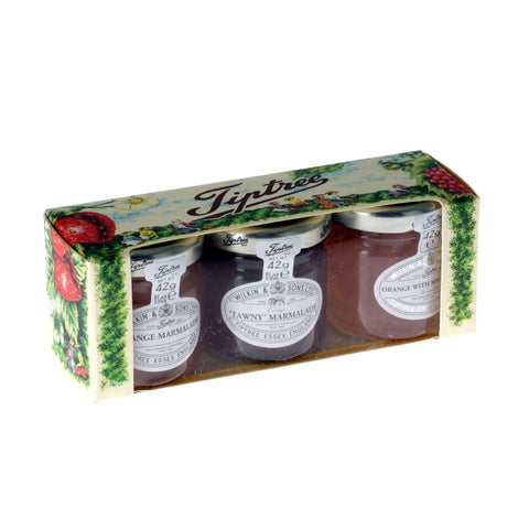 Tiptree Marmalade Trio (3 x 42g) - Orange Marmalade, Tawny Marmalade, Orange With Malt Whisky Marmalade