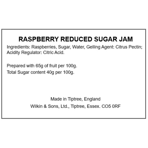 Tiptree Raspberry Reduced Sugar Jam 6x 200g Jars