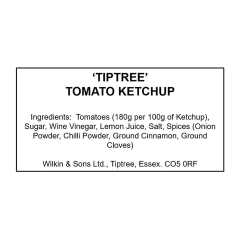 Tiptree Tomato Ketchup 72 x 40g Pots