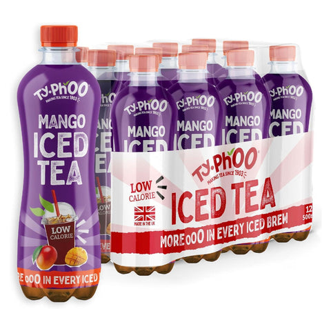 Typhoo Mango Iced Tea 12 x 500ml Bottles, packaging photo 1