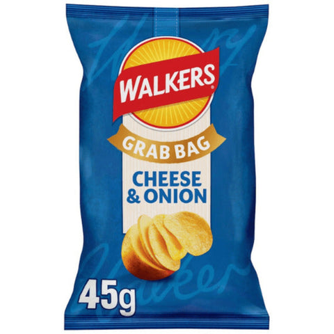 Walkers Cheese & Onion Grab Bag 32 x 45g