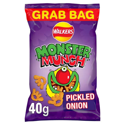 Walkers Crisps Monster Munch Pickled Onion 35 x 40g