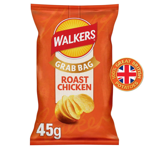 Walkers Roast Chicken Grab Bag 32 x 45g