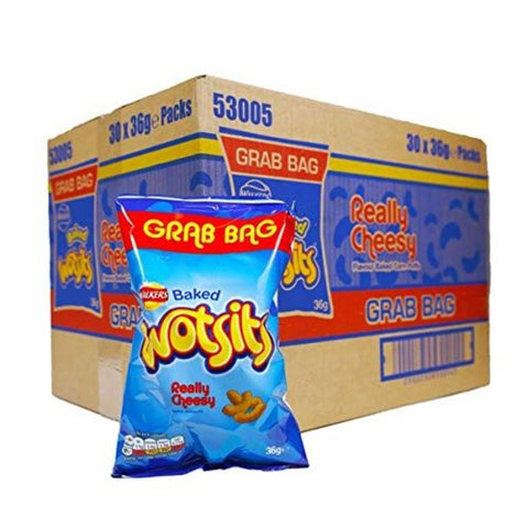 Walkers Wotsits Oven Baked Grab Bags 30 x 36g