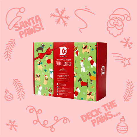 Dewkes Christmas Dog Treat Gift Box, packaging photo 6
