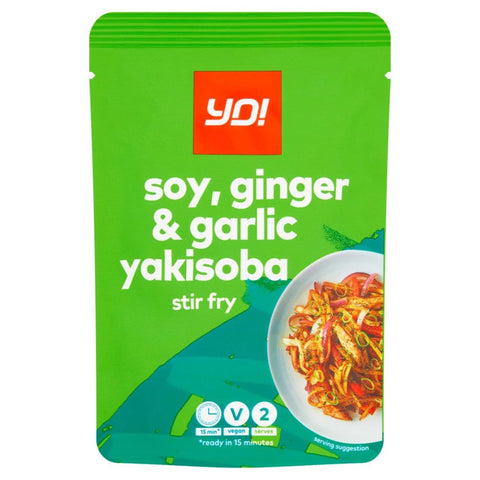 Yo! Soy Ginger & Garlic Yakisoba Stir Fry Sauce 12 x 100g
