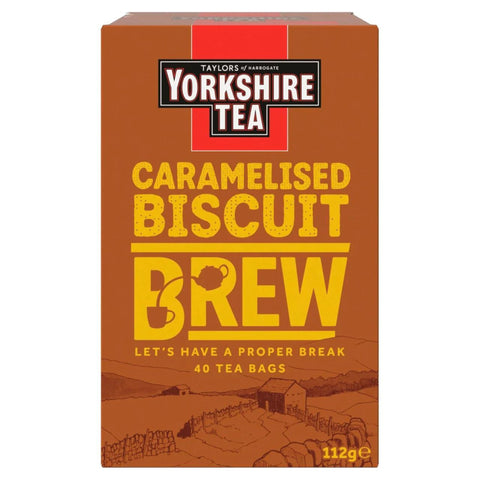 Yorkshire Tea Caramelised Biscuit Brew 40 Pack