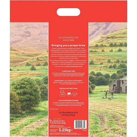 Yorkshire Tea Bags 3.25kg - Bulk Bag of 1040 Tea Bags