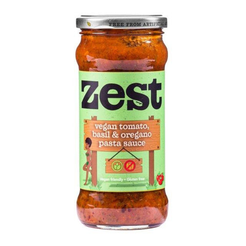 Zest Tomato Basil & Oregano Sauce 340g