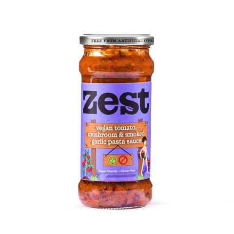 Zest Tomato Mushroom & Smoked Garlic Sauce 340g