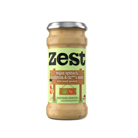 Zest Vegan Spinach Mushroom & Ricotta Sauce 340g