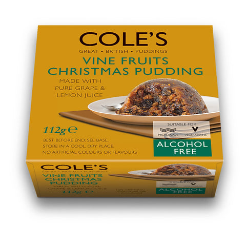 Cole's Alcohol Free Christmas Pudding 112g