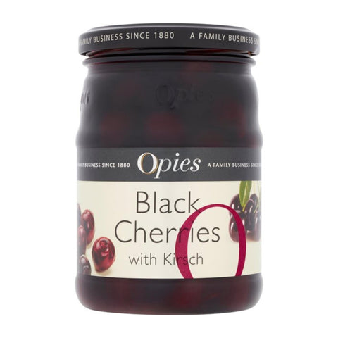 Opies Black Cherries with Kirsch 6x370g