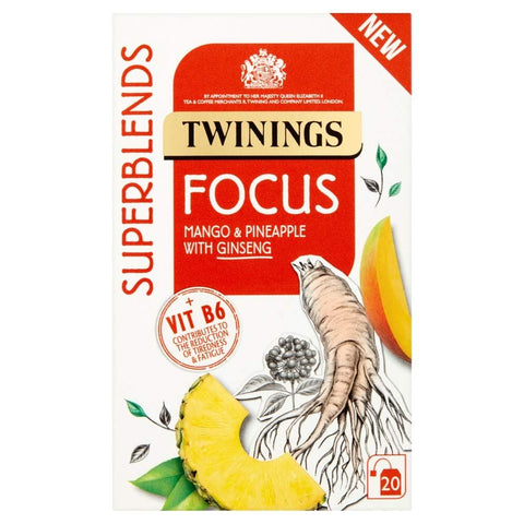 Twinings Superblends Focus Tea Bags x 20