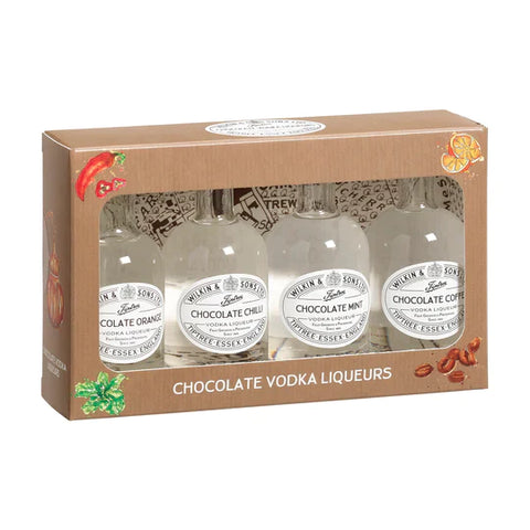 Tiptree Mini Chocolate Vodka Liqueurs Box 4x5cl