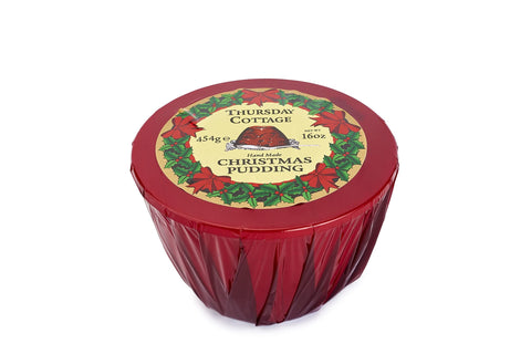 Thursday Cottage Christmas Pudding Cello Wrapped 6x454g